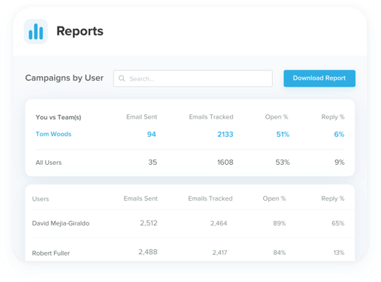 Graphic of the Yesware web app